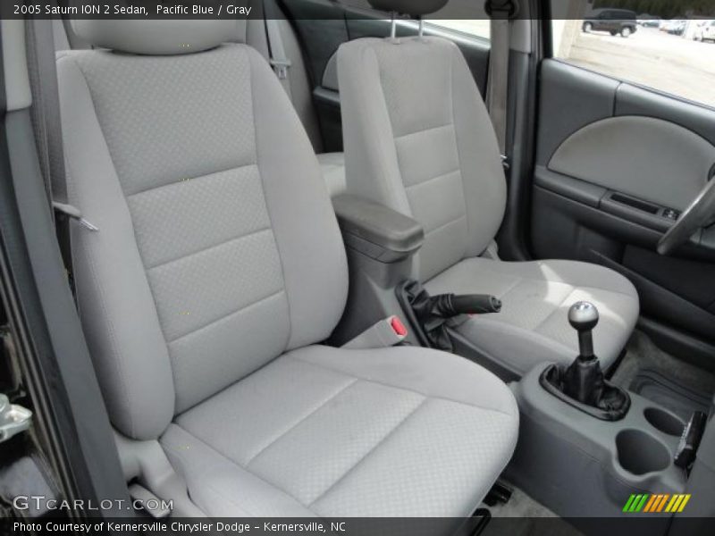 Pacific Blue / Gray 2005 Saturn ION 2 Sedan