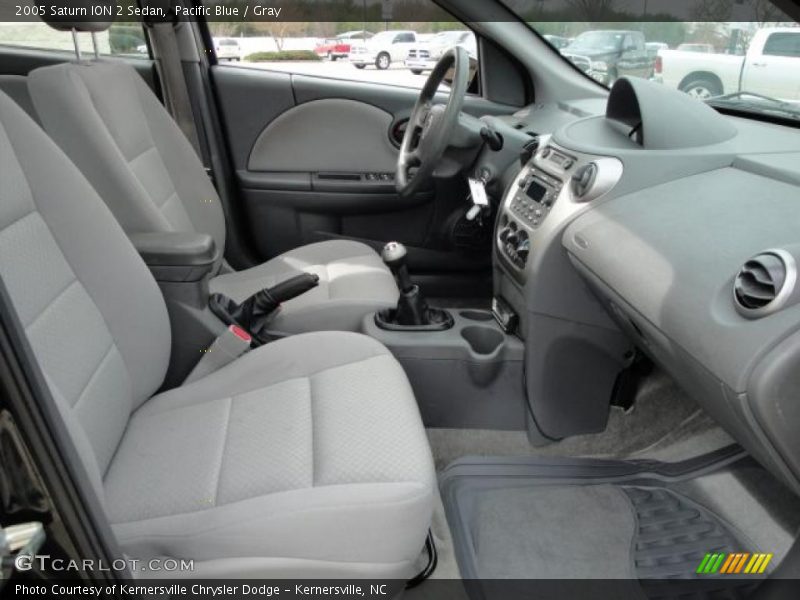 Pacific Blue / Gray 2005 Saturn ION 2 Sedan