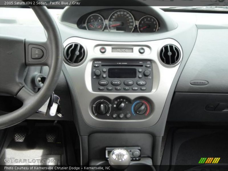 Pacific Blue / Gray 2005 Saturn ION 2 Sedan