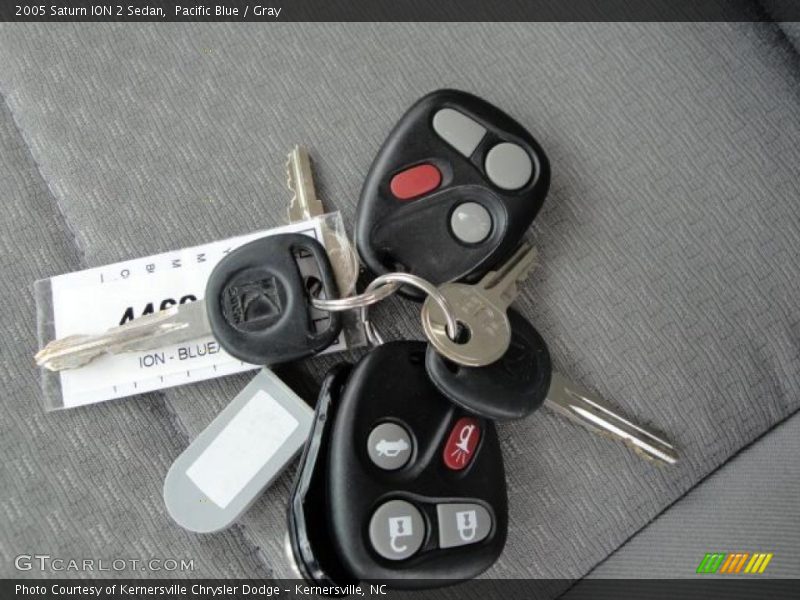 Pacific Blue / Gray 2005 Saturn ION 2 Sedan