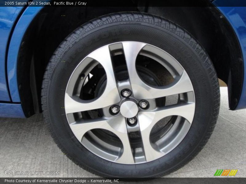 Pacific Blue / Gray 2005 Saturn ION 2 Sedan