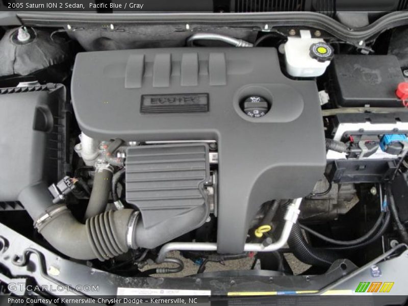 Pacific Blue / Gray 2005 Saturn ION 2 Sedan