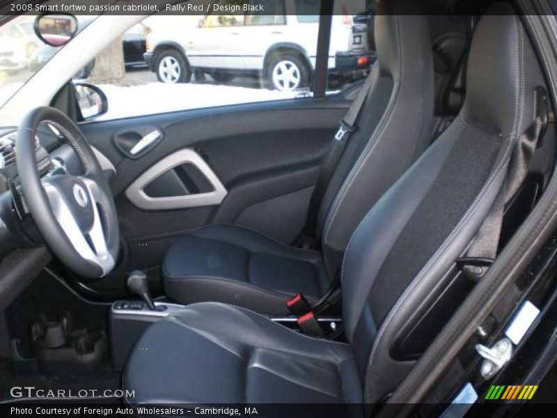 Rally Red / Design Black 2008 Smart fortwo passion cabriolet