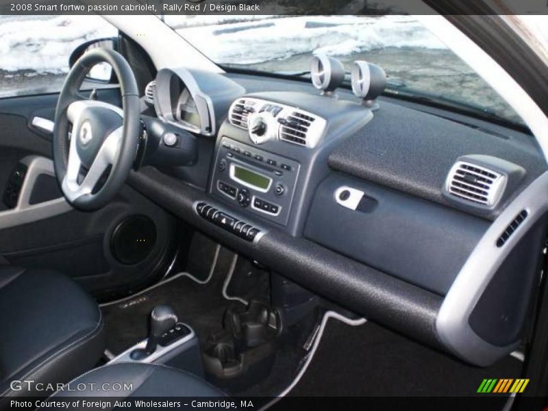 Rally Red / Design Black 2008 Smart fortwo passion cabriolet