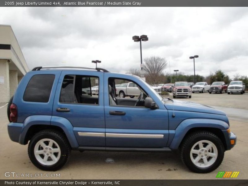 Atlantic Blue Pearlcoat / Medium Slate Gray 2005 Jeep Liberty Limited 4x4