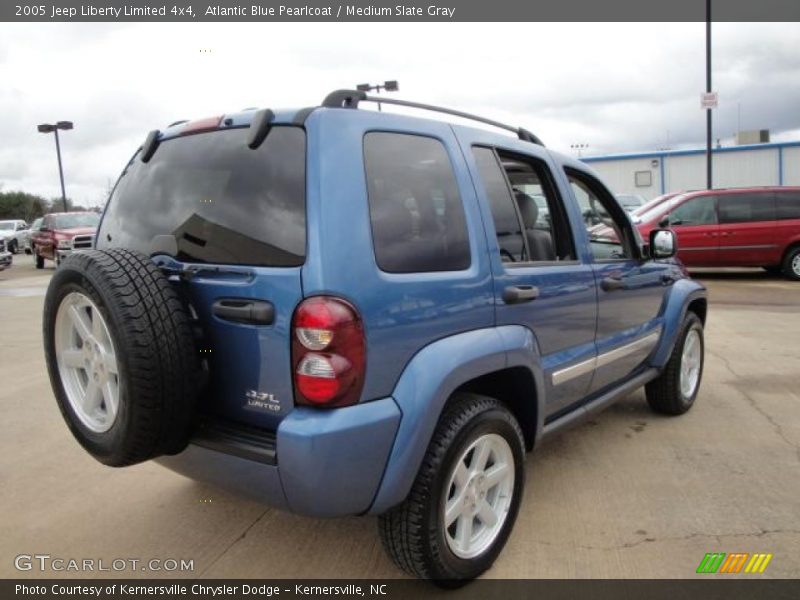 Atlantic Blue Pearlcoat / Medium Slate Gray 2005 Jeep Liberty Limited 4x4