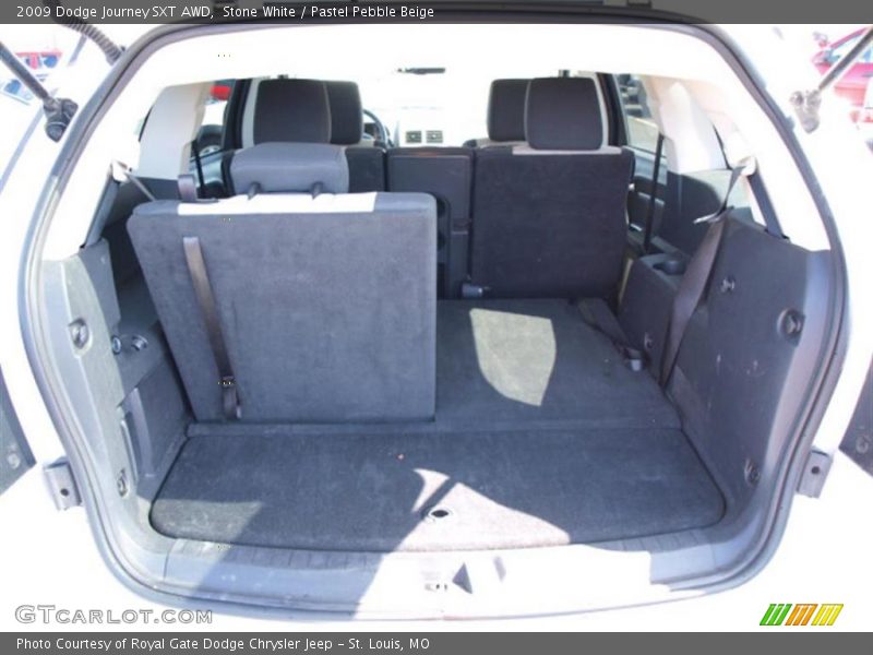 Stone White / Pastel Pebble Beige 2009 Dodge Journey SXT AWD