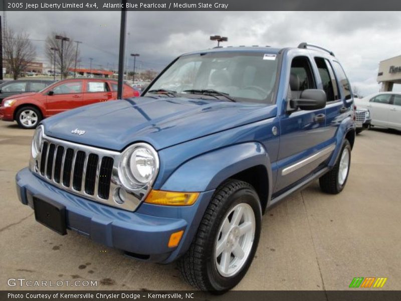 Atlantic Blue Pearlcoat / Medium Slate Gray 2005 Jeep Liberty Limited 4x4