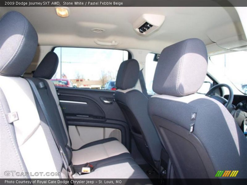 Stone White / Pastel Pebble Beige 2009 Dodge Journey SXT AWD