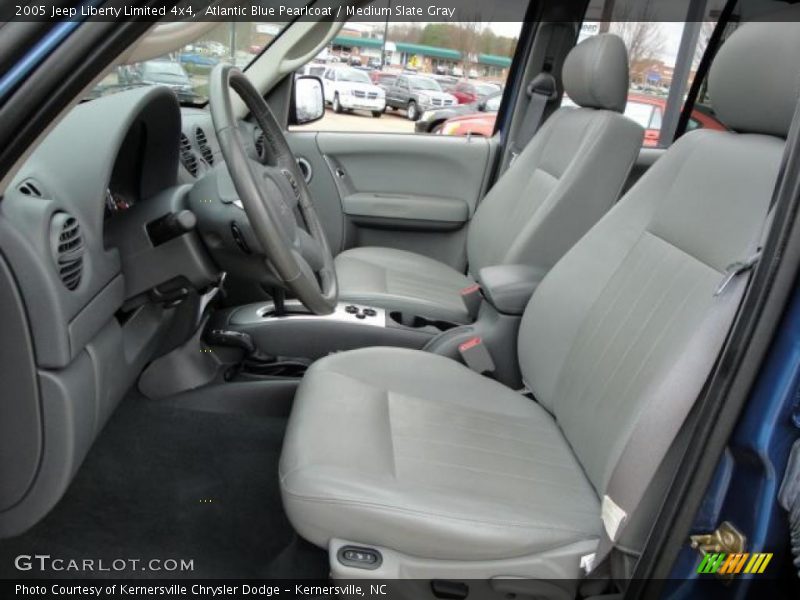 Atlantic Blue Pearlcoat / Medium Slate Gray 2005 Jeep Liberty Limited 4x4