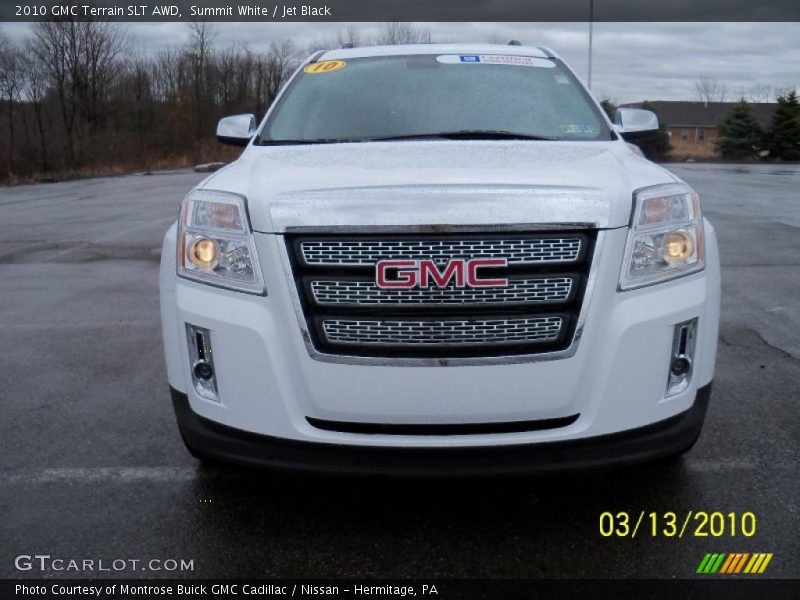 Summit White / Jet Black 2010 GMC Terrain SLT AWD