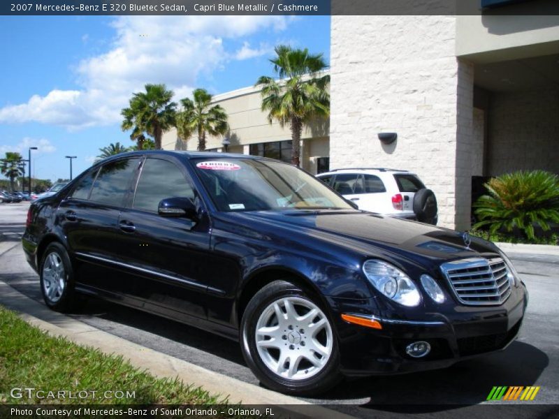 Capri Blue Metallic / Cashmere 2007 Mercedes-Benz E 320 Bluetec Sedan