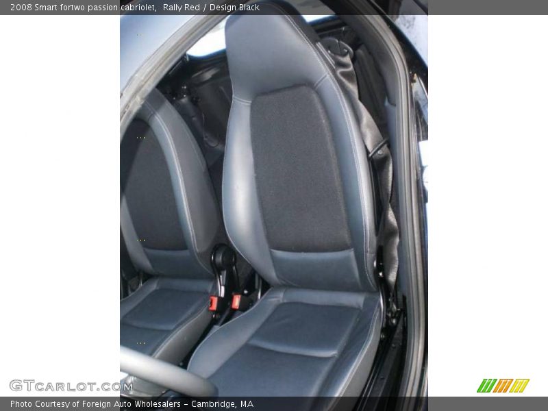 Rally Red / Design Black 2008 Smart fortwo passion cabriolet