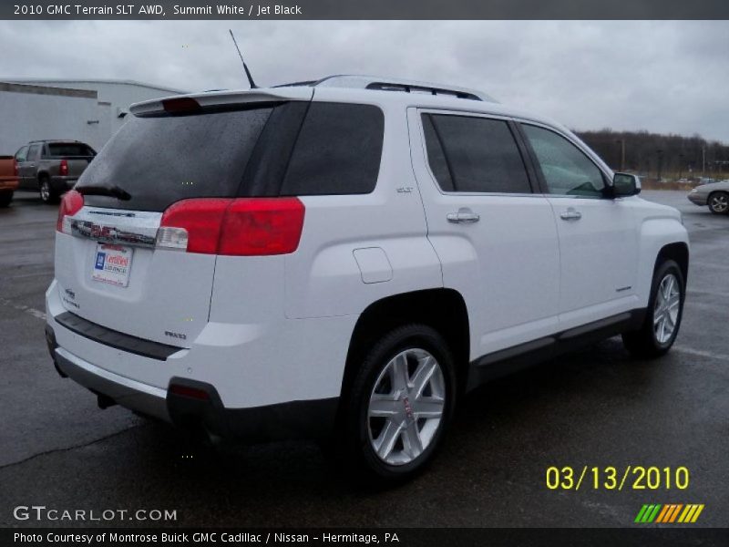 Summit White / Jet Black 2010 GMC Terrain SLT AWD