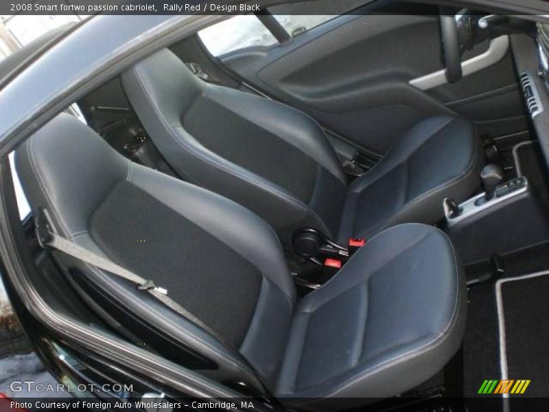Rally Red / Design Black 2008 Smart fortwo passion cabriolet