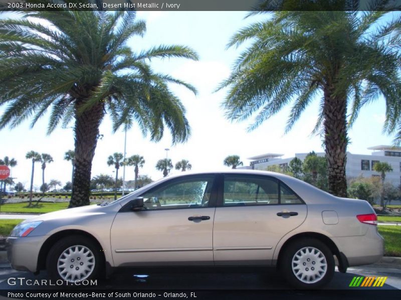 Desert Mist Metallic / Ivory 2003 Honda Accord DX Sedan