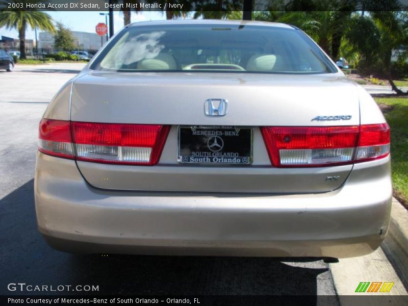 Desert Mist Metallic / Ivory 2003 Honda Accord DX Sedan