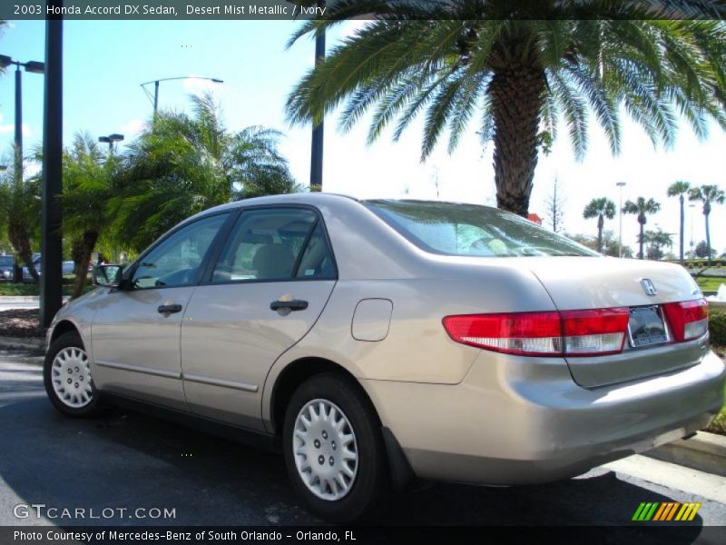 Desert Mist Metallic / Ivory 2003 Honda Accord DX Sedan