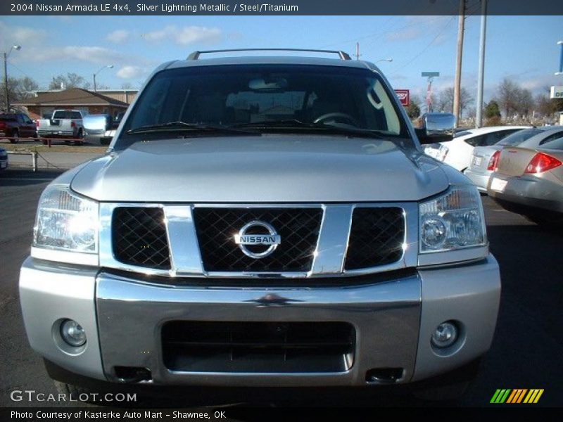 Silver Lightning Metallic / Steel/Titanium 2004 Nissan Armada LE 4x4
