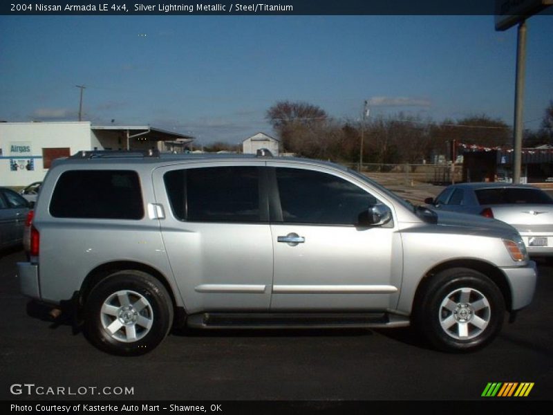 Silver Lightning Metallic / Steel/Titanium 2004 Nissan Armada LE 4x4
