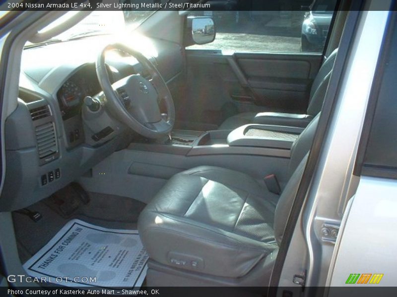 Silver Lightning Metallic / Steel/Titanium 2004 Nissan Armada LE 4x4