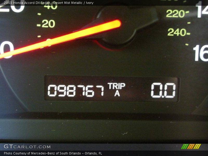 Desert Mist Metallic / Ivory 2003 Honda Accord DX Sedan