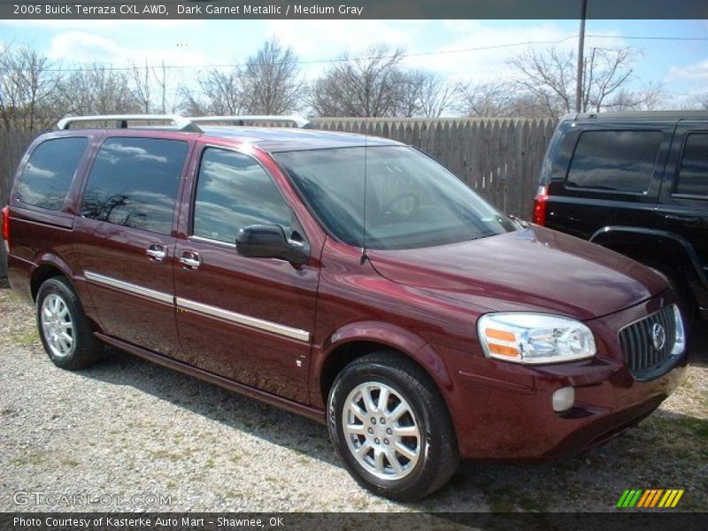 Dark Garnet Metallic / Medium Gray 2006 Buick Terraza CXL AWD