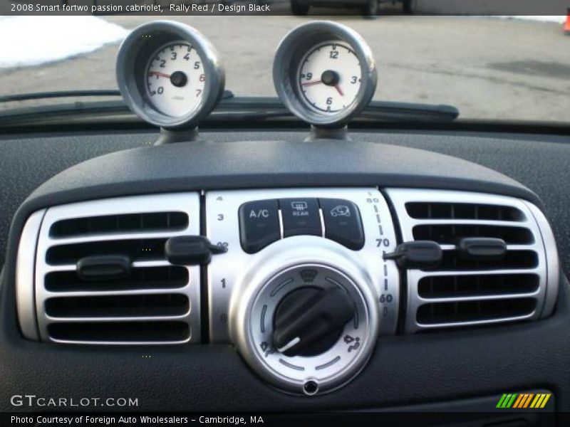 Rally Red / Design Black 2008 Smart fortwo passion cabriolet