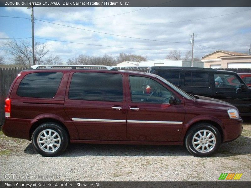 Dark Garnet Metallic / Medium Gray 2006 Buick Terraza CXL AWD