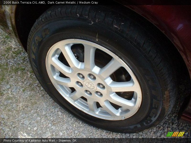 Dark Garnet Metallic / Medium Gray 2006 Buick Terraza CXL AWD