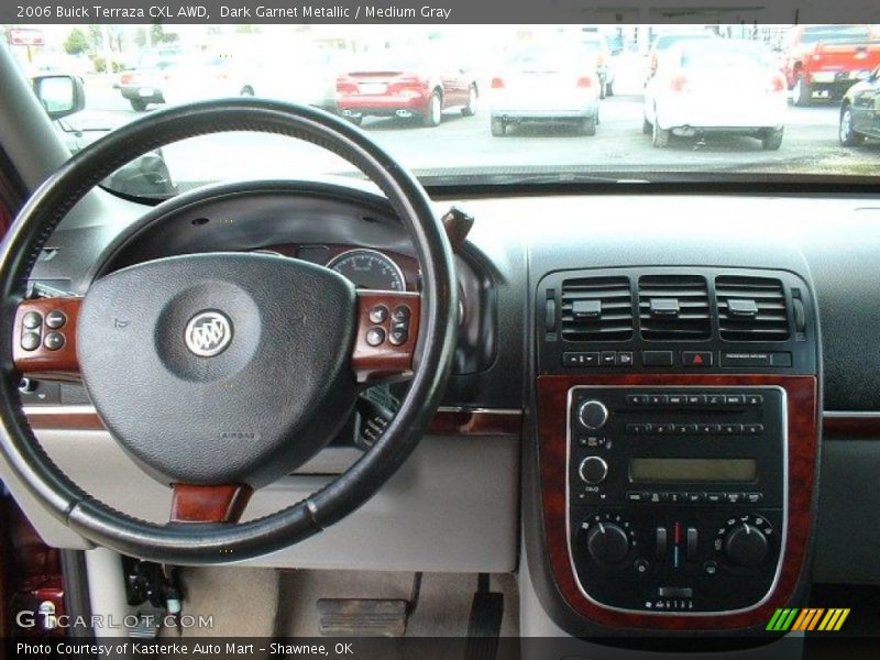 Dark Garnet Metallic / Medium Gray 2006 Buick Terraza CXL AWD