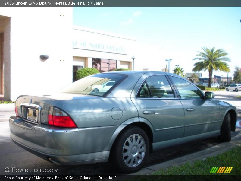 Norsea Blue Metallic / Camel 2005 Lincoln LS V6 Luxury