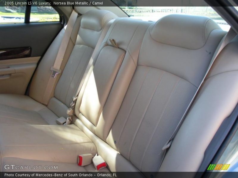 Norsea Blue Metallic / Camel 2005 Lincoln LS V6 Luxury