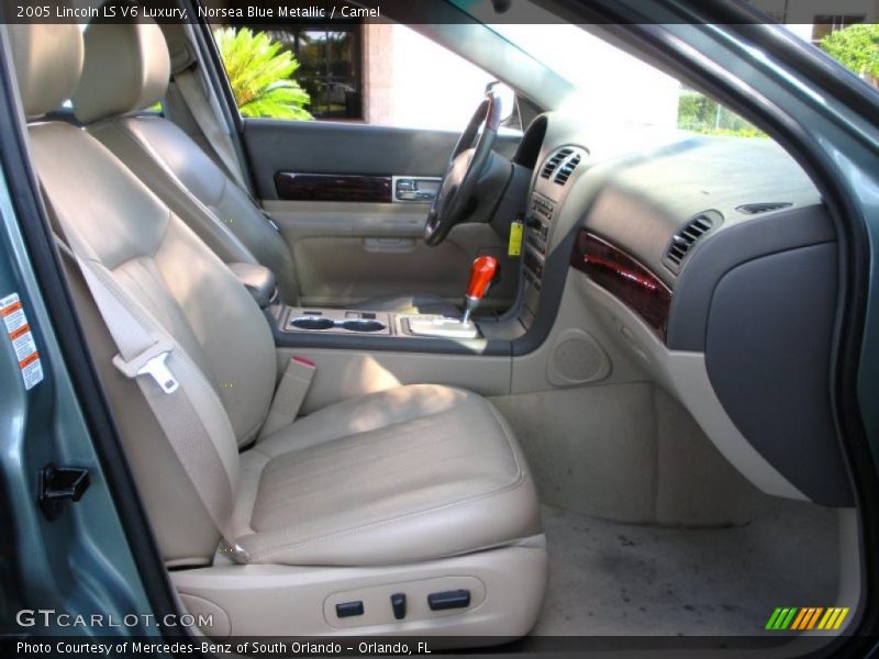 Norsea Blue Metallic / Camel 2005 Lincoln LS V6 Luxury