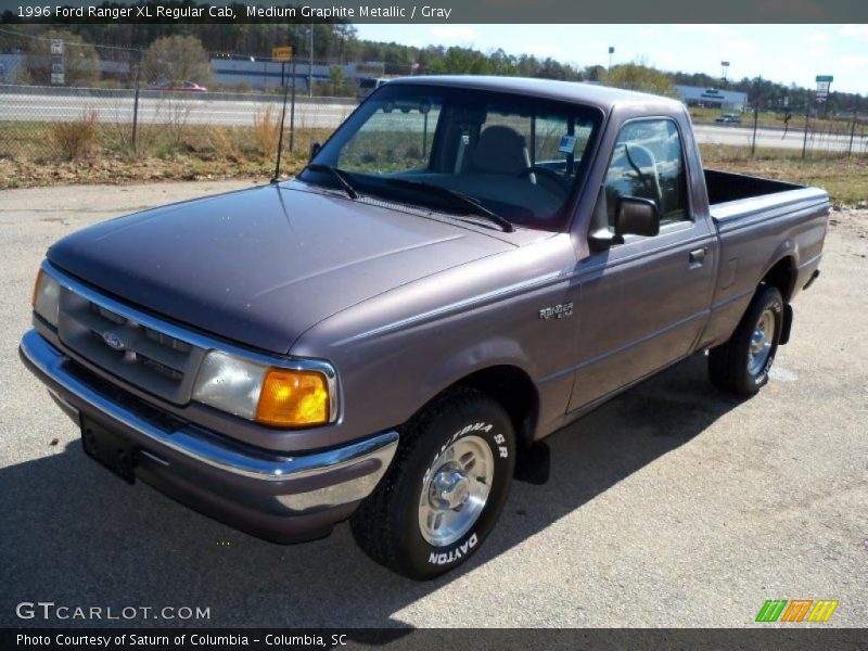 Medium Graphite Metallic / Gray 1996 Ford Ranger XL Regular Cab