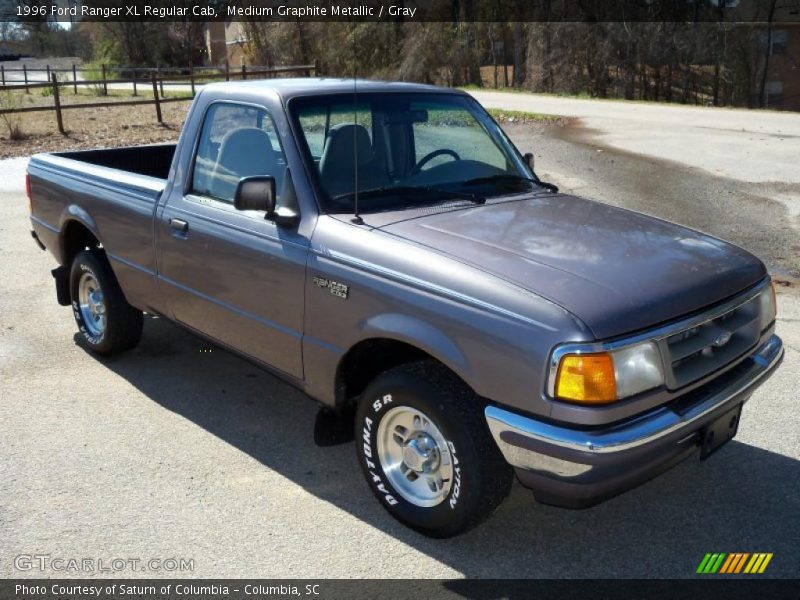 Medium Graphite Metallic / Gray 1996 Ford Ranger XL Regular Cab
