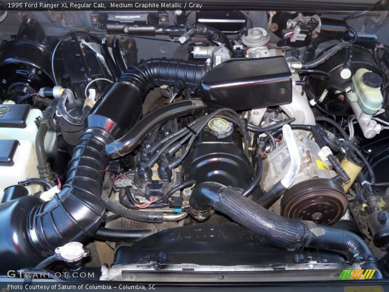 Medium Graphite Metallic / Gray 1996 Ford Ranger XL Regular Cab