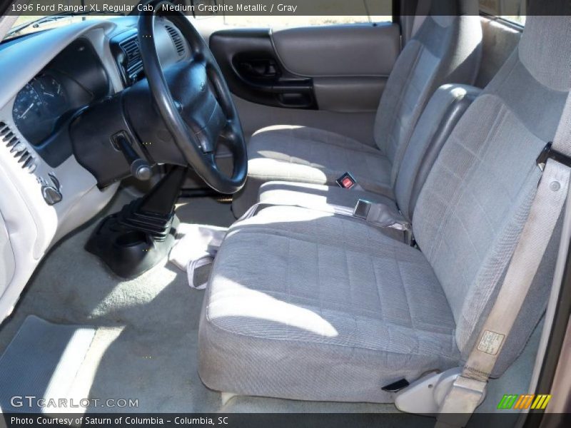 Medium Graphite Metallic / Gray 1996 Ford Ranger XL Regular Cab