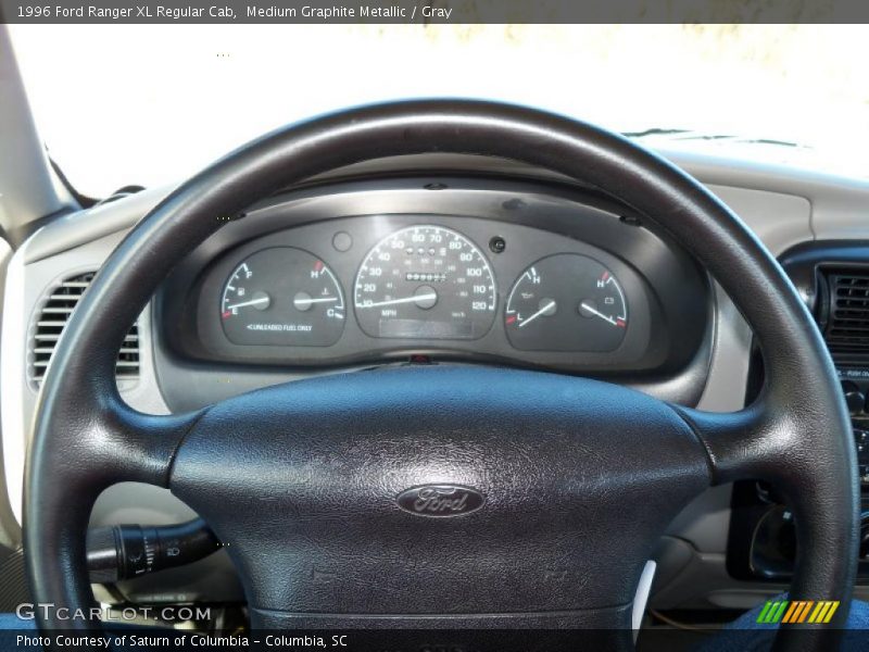 Medium Graphite Metallic / Gray 1996 Ford Ranger XL Regular Cab