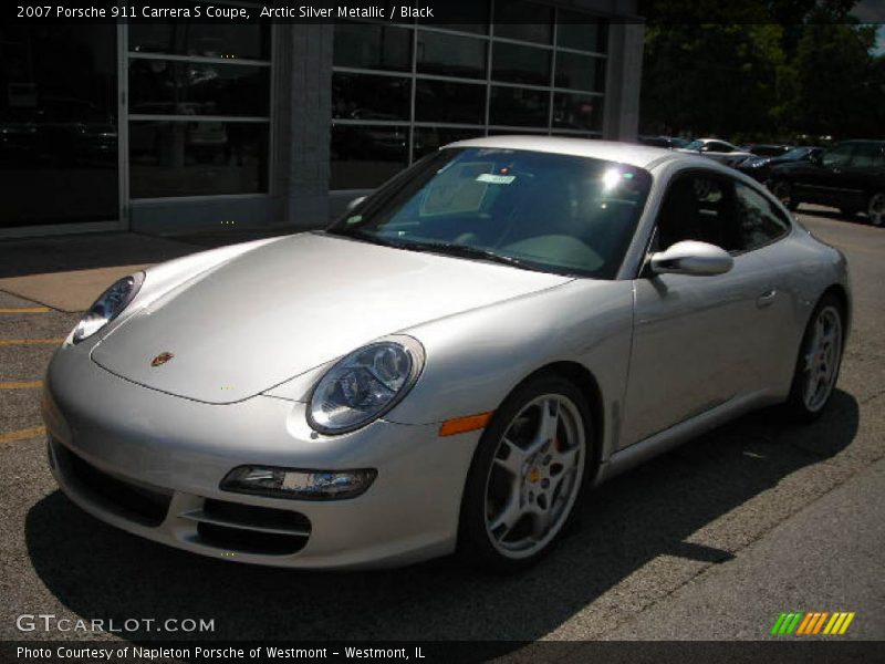 Arctic Silver Metallic / Black 2007 Porsche 911 Carrera S Coupe
