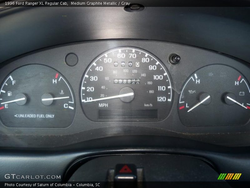 Medium Graphite Metallic / Gray 1996 Ford Ranger XL Regular Cab