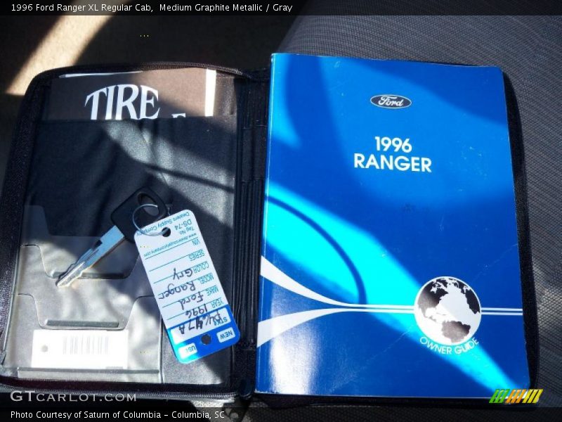 Medium Graphite Metallic / Gray 1996 Ford Ranger XL Regular Cab