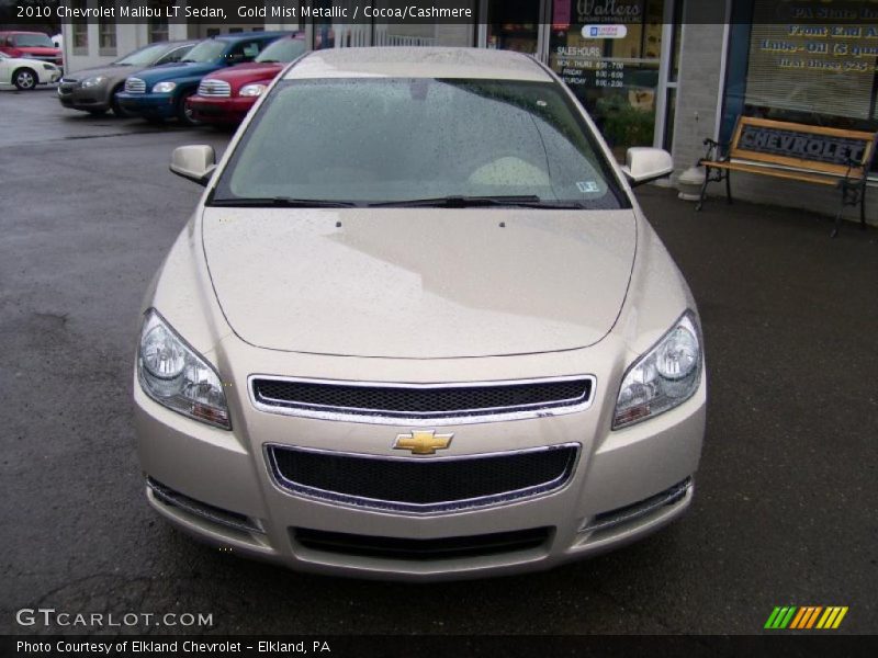 Gold Mist Metallic / Cocoa/Cashmere 2010 Chevrolet Malibu LT Sedan