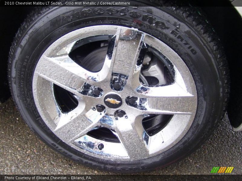 Gold Mist Metallic / Cocoa/Cashmere 2010 Chevrolet Malibu LT Sedan