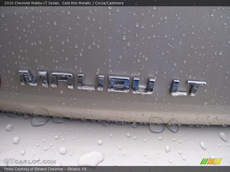 Gold Mist Metallic / Cocoa/Cashmere 2010 Chevrolet Malibu LT Sedan