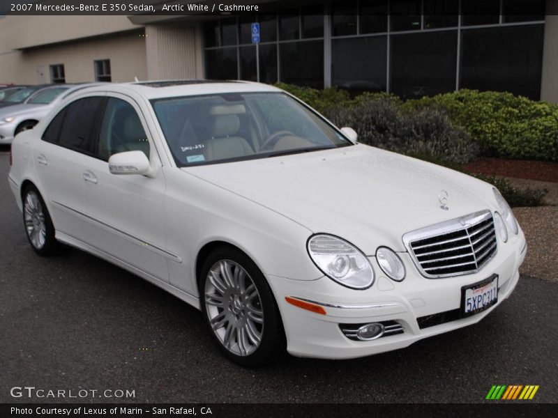 Arctic White / Cashmere 2007 Mercedes-Benz E 350 Sedan