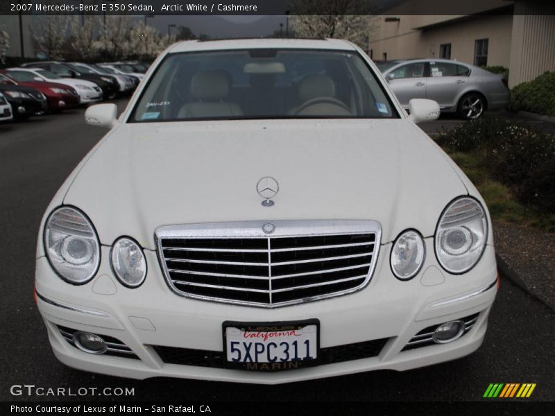 Arctic White / Cashmere 2007 Mercedes-Benz E 350 Sedan