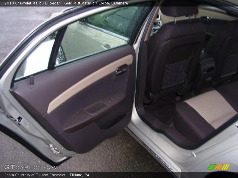 Gold Mist Metallic / Cocoa/Cashmere 2010 Chevrolet Malibu LT Sedan