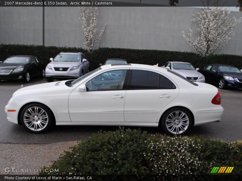 Arctic White / Cashmere 2007 Mercedes-Benz E 350 Sedan