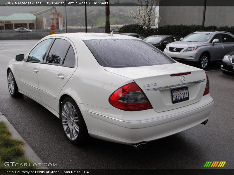 Arctic White / Cashmere 2007 Mercedes-Benz E 350 Sedan